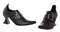 The Costume Center Black Witch Women Adult Halloween Shoes with Buckle Costume Accessory - Size 6